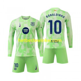FC Barcelona Ronaldinho 10 Voetbalshirts Kind Third 2024-25 - LS